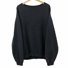 Load image into Gallery viewer, Vintage C.P Company Ideas From Massimo Osti Boat Neck Logo Sweater - 4 PTP 26.5&quot;
