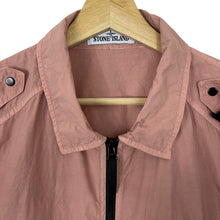 Load image into Gallery viewer, Stone Island Salmon Pink Full Zip Pocket Overshirt - Double Extra Large (XXL) PTP 26.25&quot;
