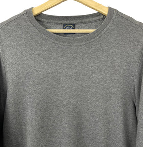 Paul and Shark Grey Crew Neck Sweater - Medium (M) PTP 20.75"