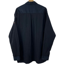 Load image into Gallery viewer, Paul and Shark Navy Econyl Nylon Metal Overshirt - Extra Large (XL) PTP 24.5&quot;
