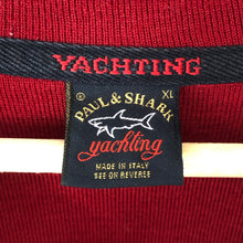 Load image into Gallery viewer, Paul and Shark Red Bretagne Half Zip Pullover - Extra Large (XL) PTP 26.5&quot;
