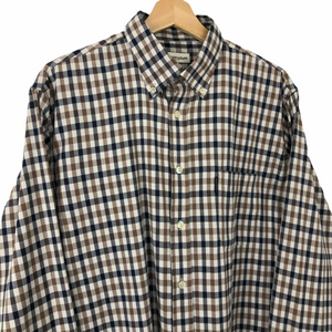 Aquascutum House Check Long Sleeved Shirt - Extra Large (XL) PTP 24.25"