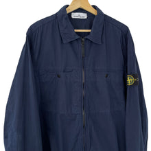 Load image into Gallery viewer, Stone Island Navy Double Pocket Overshirt - Double Extra Large (XXL) PTP 24&quot;
