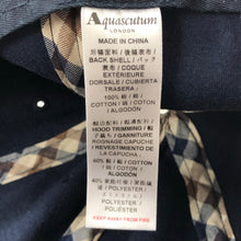 Load image into Gallery viewer, Aquascutum Navy Check Logo Cap - One Size Fits All
