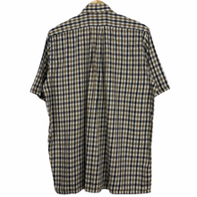 Load image into Gallery viewer, Aquascutum House Check Short Sleeved Shirt - Medium (M) PTP 23&quot;
