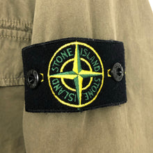 Load image into Gallery viewer, Stone Island Khaki Zip Up Hooded Overshirt - Extra Large (XL) PTP 23.75&quot;
