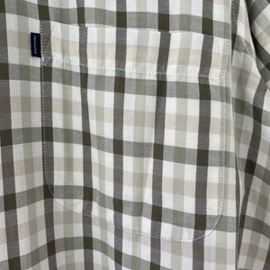 Aquascutum House Check Short Sleeved Shirt - Small (S) PTP 21.75"