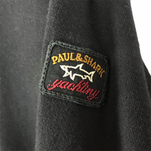 Load image into Gallery viewer, Paul and Shark Black Full Zip Up Logo Hoody - Medium (M) PTP 20.75&quot;
