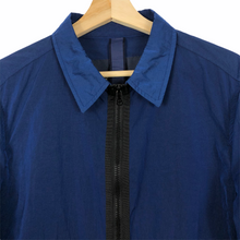 Load image into Gallery viewer, Paul and Shark Blue Nylon Shimmer Overshirt - Medium (M) PTP 21.25&quot;
