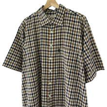 Load image into Gallery viewer, Aquascutum House Check Short Sleeved Shirt - Double Extra Large (XXL) PTP 28.5&quot;
