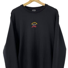 Load image into Gallery viewer, Paul and Shark Black Centre Logo Sweater - Large (L) PTP 23&quot;
