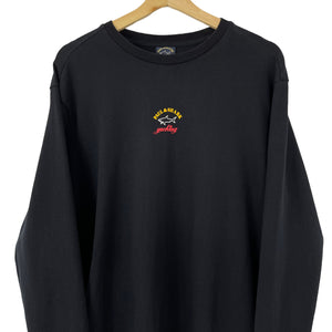 Paul and Shark Black Centre Logo Sweater - Large (L) PTP 23"