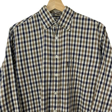 Load image into Gallery viewer, Aquascutum House Check Long Sleeved Shirt - Small (S) PTP 22.5&quot;
