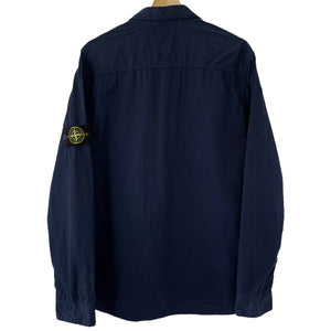 Stone Island Navy Double Pocket Overshirt - Double Extra Large (XXL) PTP 24"