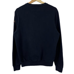 Paul and Shark Navy Crew Neck Sweater - Medium (M) PTP 20.75"