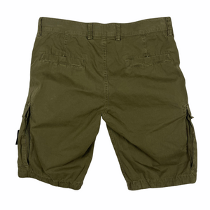 Stone Island Khaki Bermuda Cargo Shorts W 30 SWADS MENSWEAR
