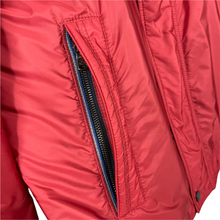 Load image into Gallery viewer, Paul and Shark Red Hooded Shimmer Jacket - Large (L) PTP 24.75&quot;
