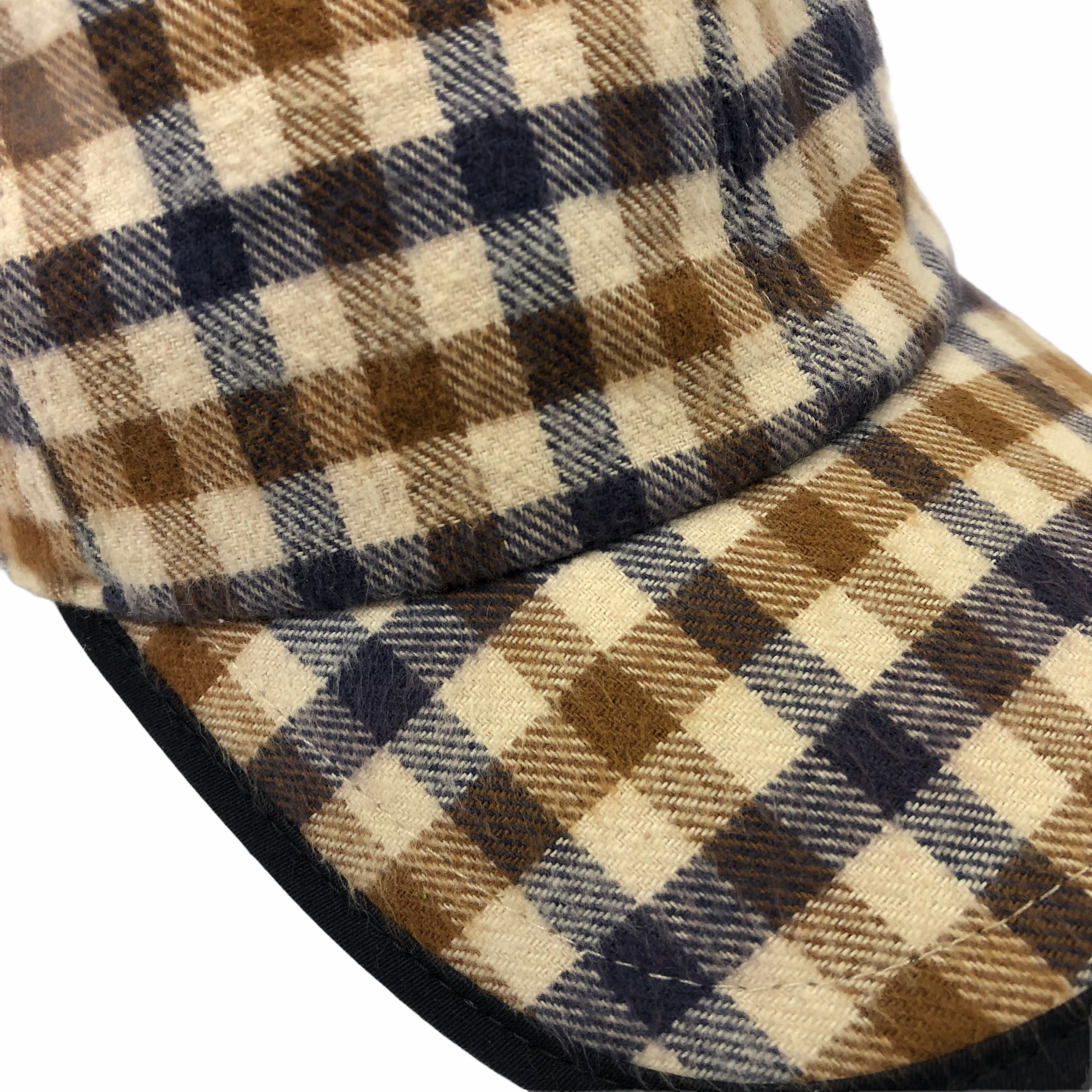 Aquascutum House Check Fitted Cap Medium M SWADS MENSWEAR