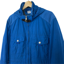 Load image into Gallery viewer, C.P Company Blue Multi Pocket Nysack Goggle Jacket - 54 PTP 23.5&quot;
