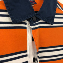 Load image into Gallery viewer, Paul and Shark Orange Striped Rugby Shirt - Medium (M) PTP 20.5&quot;
