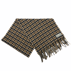 Aquascutum Classic House Check Pure Cashmere Scarf - One Size Fits All