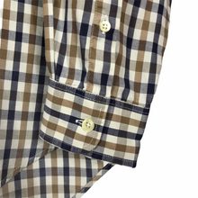 Load image into Gallery viewer, Aquascutum House Check Long Sleeved Shirt - Medium (M) PTP 24&quot;
