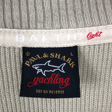 Load image into Gallery viewer, Vintage Beige Paul and Shark Crew Neck Logo Sweater - Large (L) PTP 25&quot;
