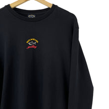 Load image into Gallery viewer, Paul and Shark Black Centre Logo Sweater - Large (L) PTP 23&quot;
