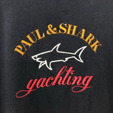 Load image into Gallery viewer, Paul and Shark Navy Embroidered Logo Crew Neck Sweater - Medium (M) PTP 20.75&quot;
