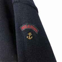 Load image into Gallery viewer, Vintage Paul and Shark Navy Bretagne Roll Neck - Extra Large (XL) PTP 25.5&quot;
