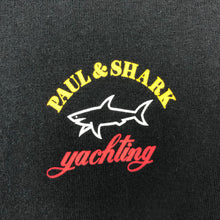 Load image into Gallery viewer, Paul and Shark Black Short Sleeved Logo T-Shirt - Small (S) PTP 18&quot;
