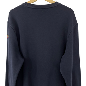 Paul and Shark Navy Crew Neck Sweater - Large (L) PTP 25.25"