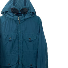 Load image into Gallery viewer, C.P Company Teal Multi Pocket Nysack Goggle Jacket - 50 PTP 20&quot;
