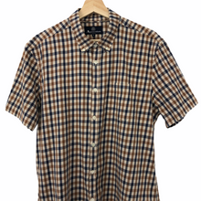 Load image into Gallery viewer, Aquascutum House Check Short Sleeved Shirt - Extra Large (XL) PTP - 22.5&quot;
