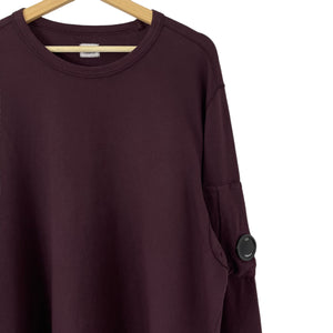C.P Company Purple Crew Neck Lens Sweater - Double Extra Large (XXL) PTP 25"
