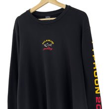 Load image into Gallery viewer, Paul and Shark Black Tyhoon 2000 Sweater - Extra Large (XL) PTP 24&quot;
