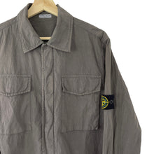 Load image into Gallery viewer, Stone Island Grey Double Pocket Overshirt - Large (L) PTP 21.75&quot;
