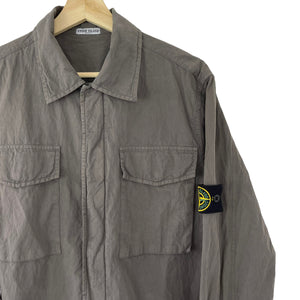 Stone Island Grey Double Pocket Overshirt - Large (L) PTP 21.75"