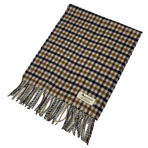 Aquascutum Classic House Check 100% Lambswool Scarf - One Size Fits All