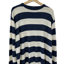 Load image into Gallery viewer, Paul and Shark Bretagne Striped Crew Neck Sweater - Four Extra Large (4XL) PTP 24.5&quot;
