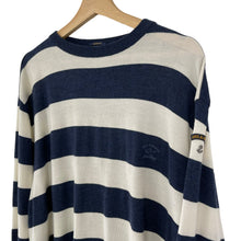 Load image into Gallery viewer, Paul and Shark Bretagne Striped Crew Neck Sweater - Four Extra Large (4XL) PTP 24.5&quot;
