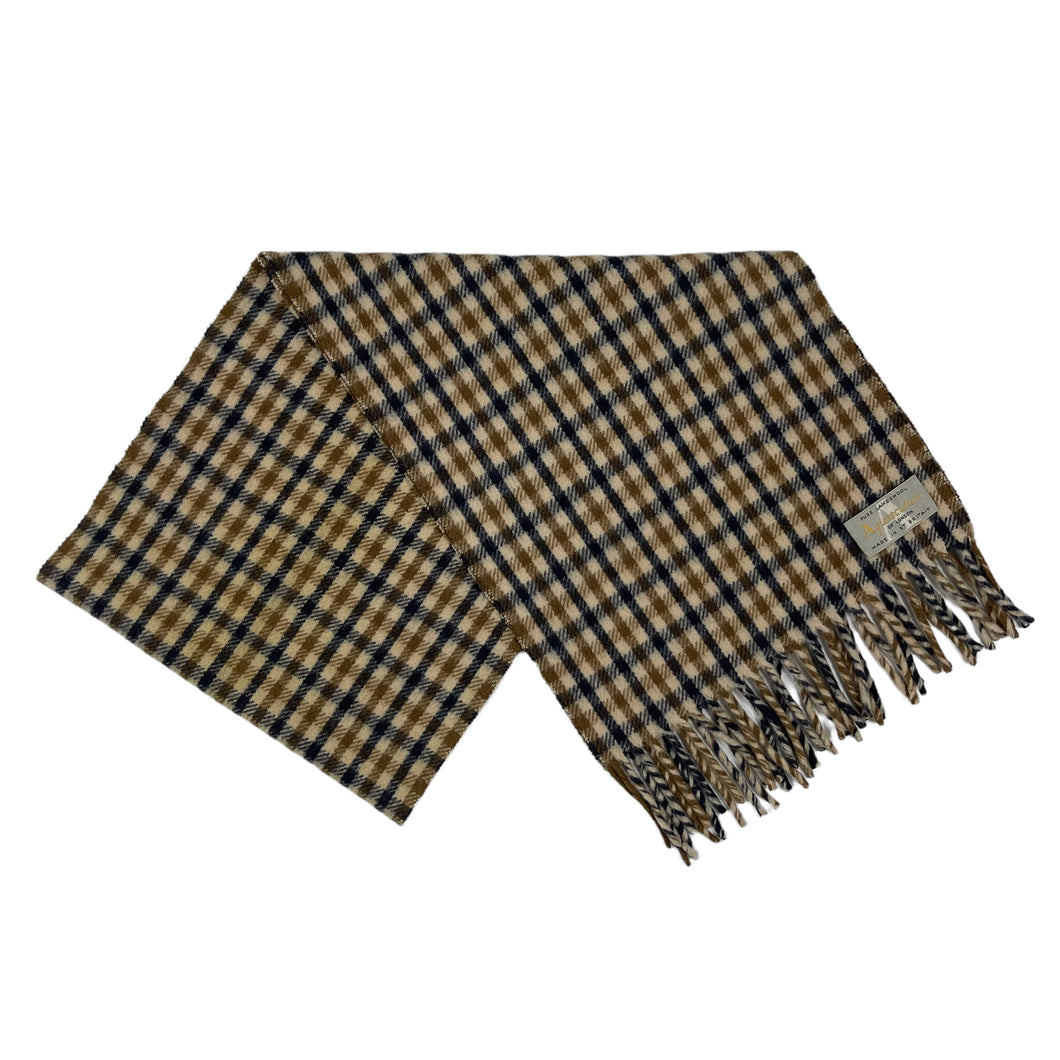 Aquascutum Classic House Check Pure Lambswool Scarf - One Size Fits All