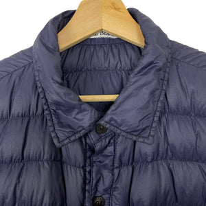 Stone Island Quilted Micro Yarn Down Puffer Overshirt - Double Extra Large (XXL) PTP 24.75"