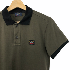 Paul and Shark Khaki Short Sleeved Polo - Small (S) PTP 19"