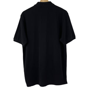 Stone Island Black Short Sleeved Polo - Large (L) PTP 21.5"