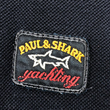 Load image into Gallery viewer, Paul and Shark Navy Long Sleeved Polo - Large (L) PTP 20.5&quot;
