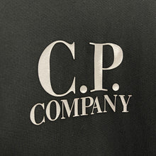 Load image into Gallery viewer, C.P Company Black Crew Neck Logo Sweater - Extra Large (XL) PTP 22&quot;
