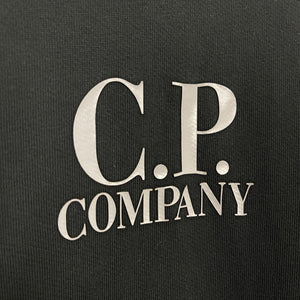 C.P Company Black Crew Neck Logo Sweater - Extra Large (XL) PTP 22"