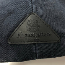 Load image into Gallery viewer, Aquascutum Navy Check Logo Cap - One Size Fits All
