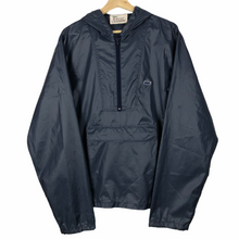 Load image into Gallery viewer, Vintage Navy Lacoste Izod Half Zip Cagoule - Medium (M) PTP 23&quot;
